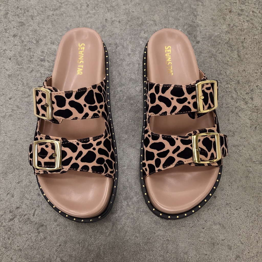 Leopard Print Slides
