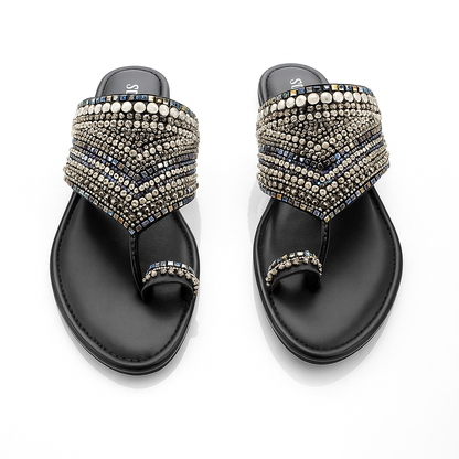 Luxe Embellished Flat