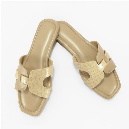 Women’s Beige Flats.