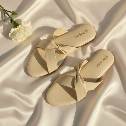 Ivory Knot Flats